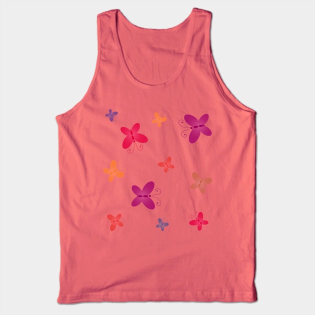 Butterfly Tank Top by WordsGames